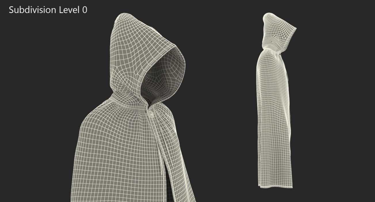 Medieval Cloak 3D model