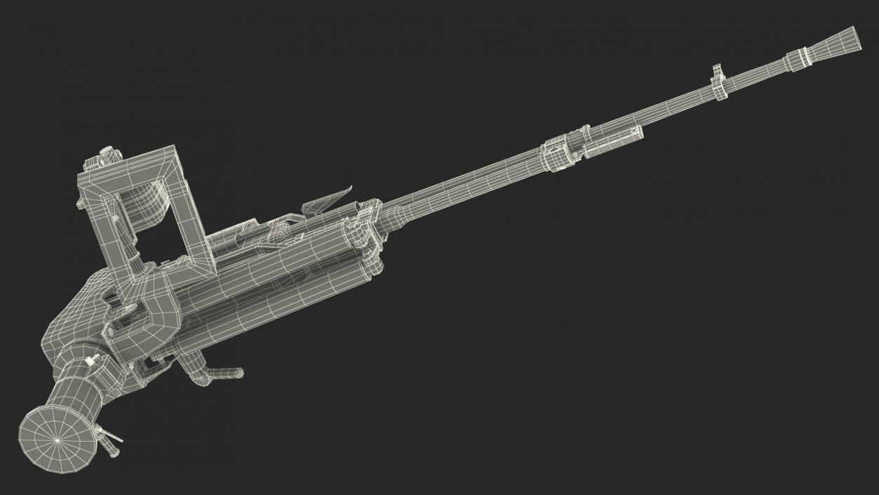 3D NSV Utyos Machine Gun