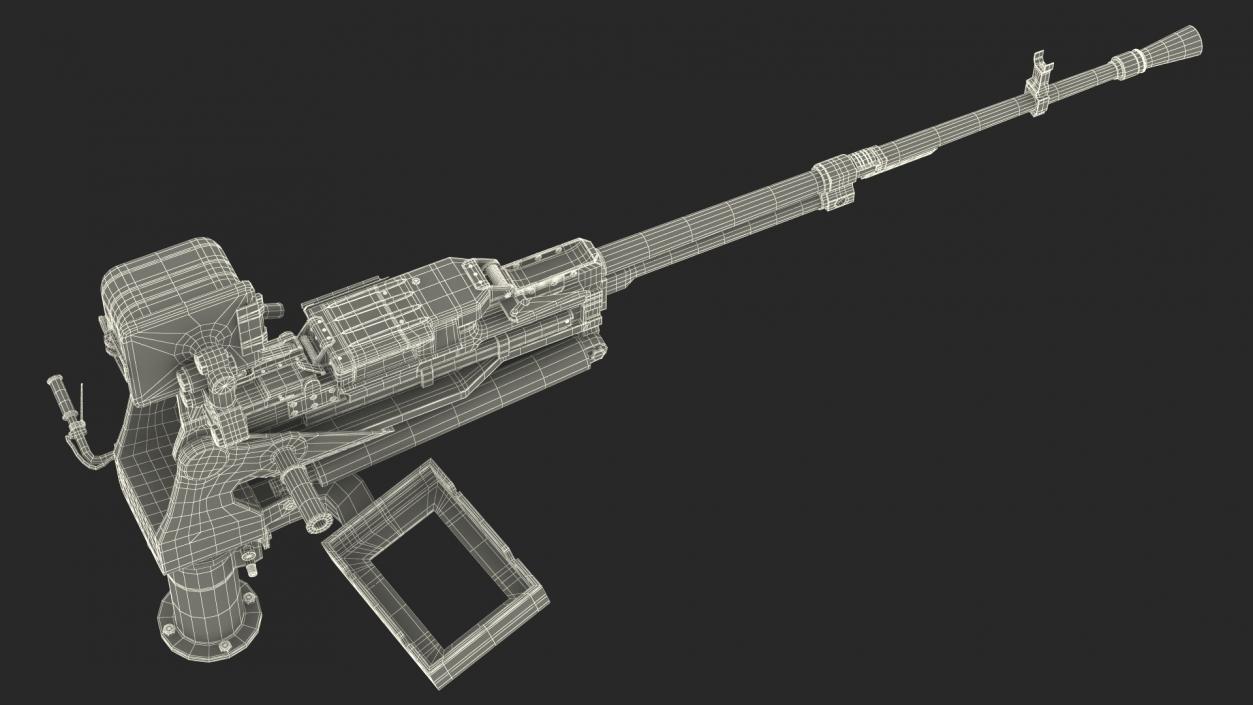 3D NSV Utyos Machine Gun