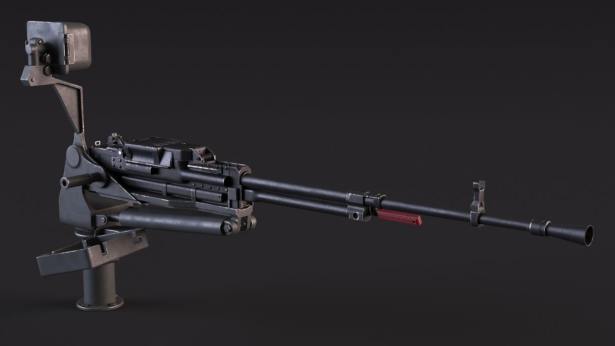 3D NSV Utyos Machine Gun