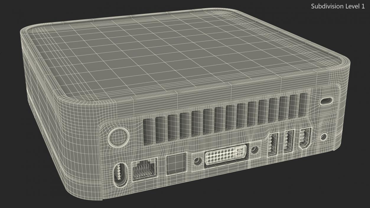 3D Apple Mac Mini Computer model