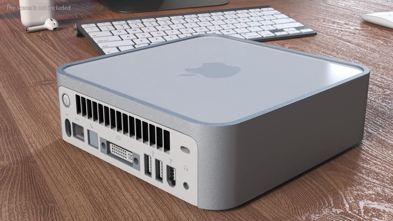 3D Apple Mac Mini Computer model