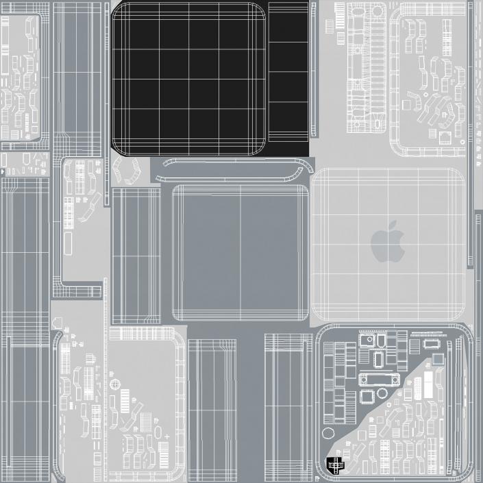 3D Apple Mac Mini Computer model