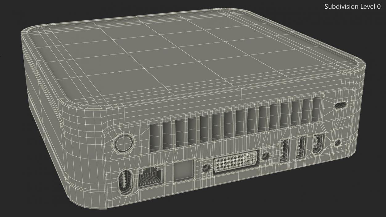 3D Apple Mac Mini Computer model