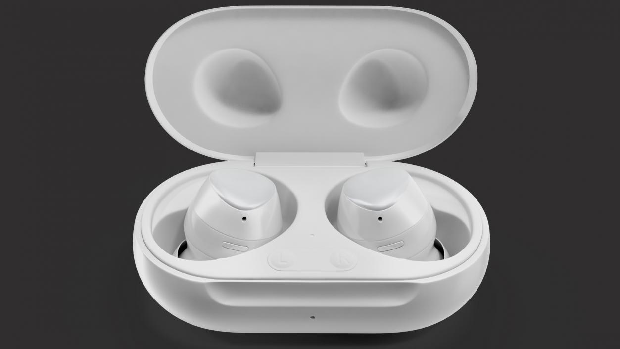 Samsung Galaxy Buds Plus with Charging Case White 3D model