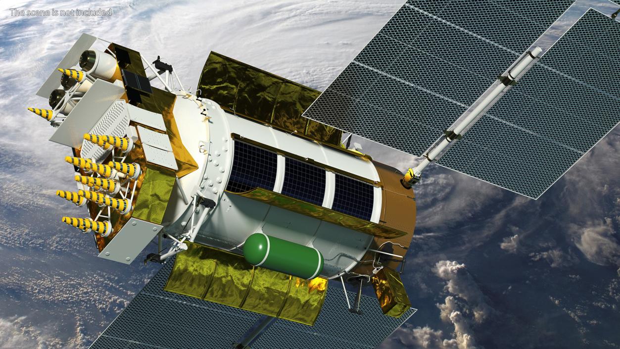 Satellite GLONASS-M 3D model