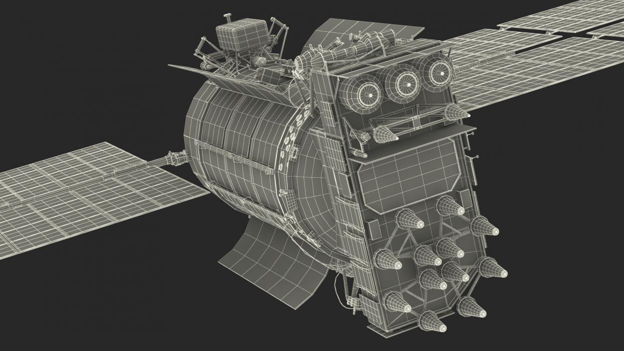 Satellite GLONASS-M 3D model