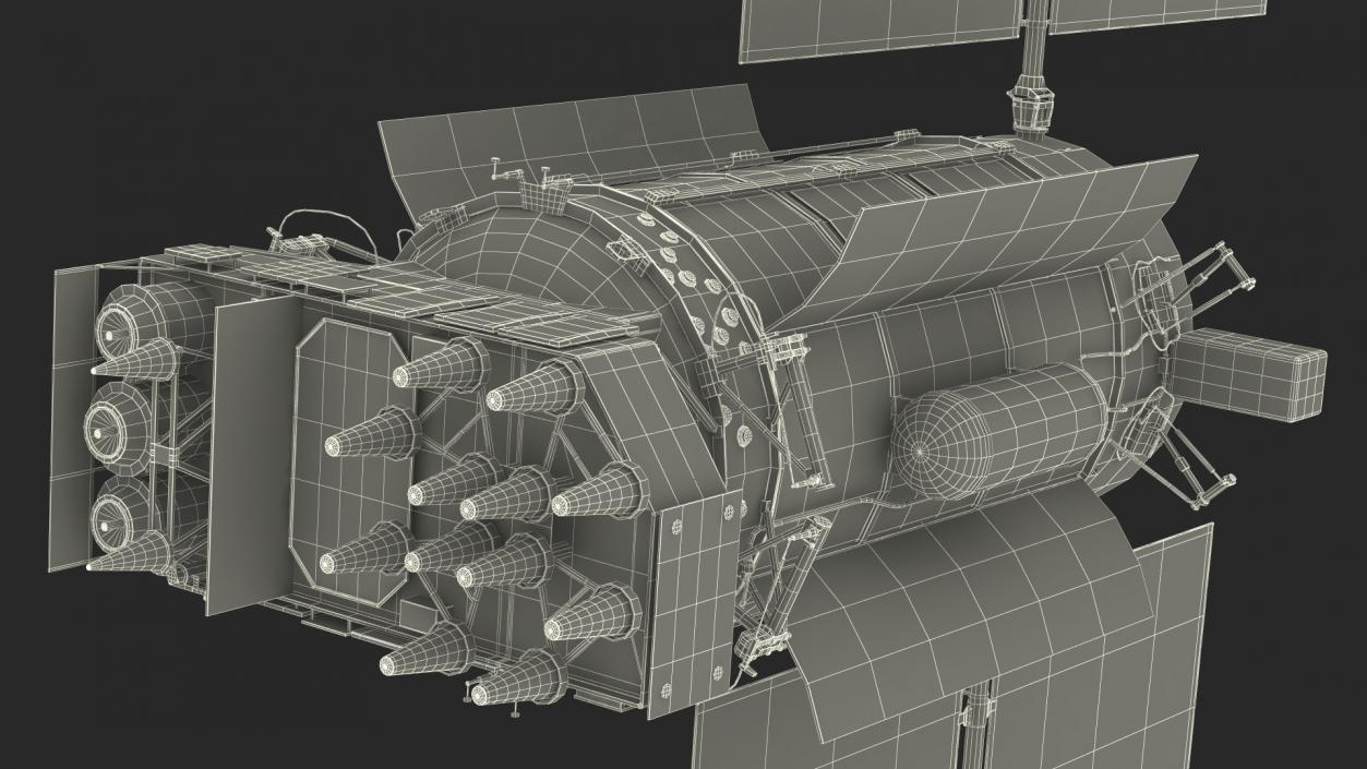 Satellite GLONASS-M 3D model