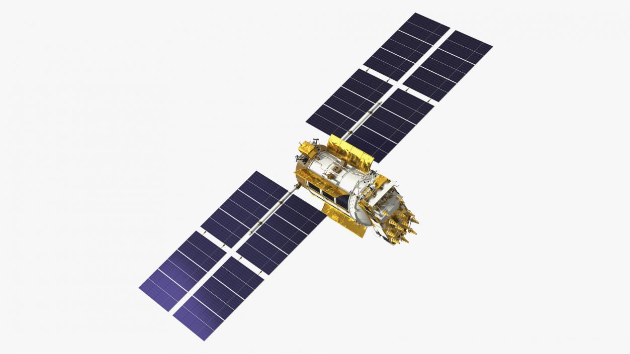 Satellite GLONASS-M 3D model