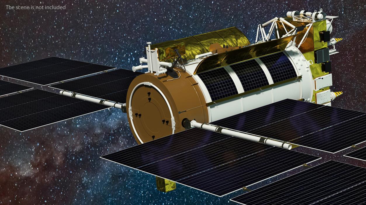 Satellite GLONASS-M 3D model