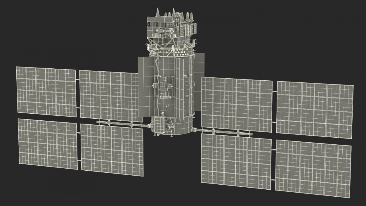 Satellite GLONASS-M 3D model