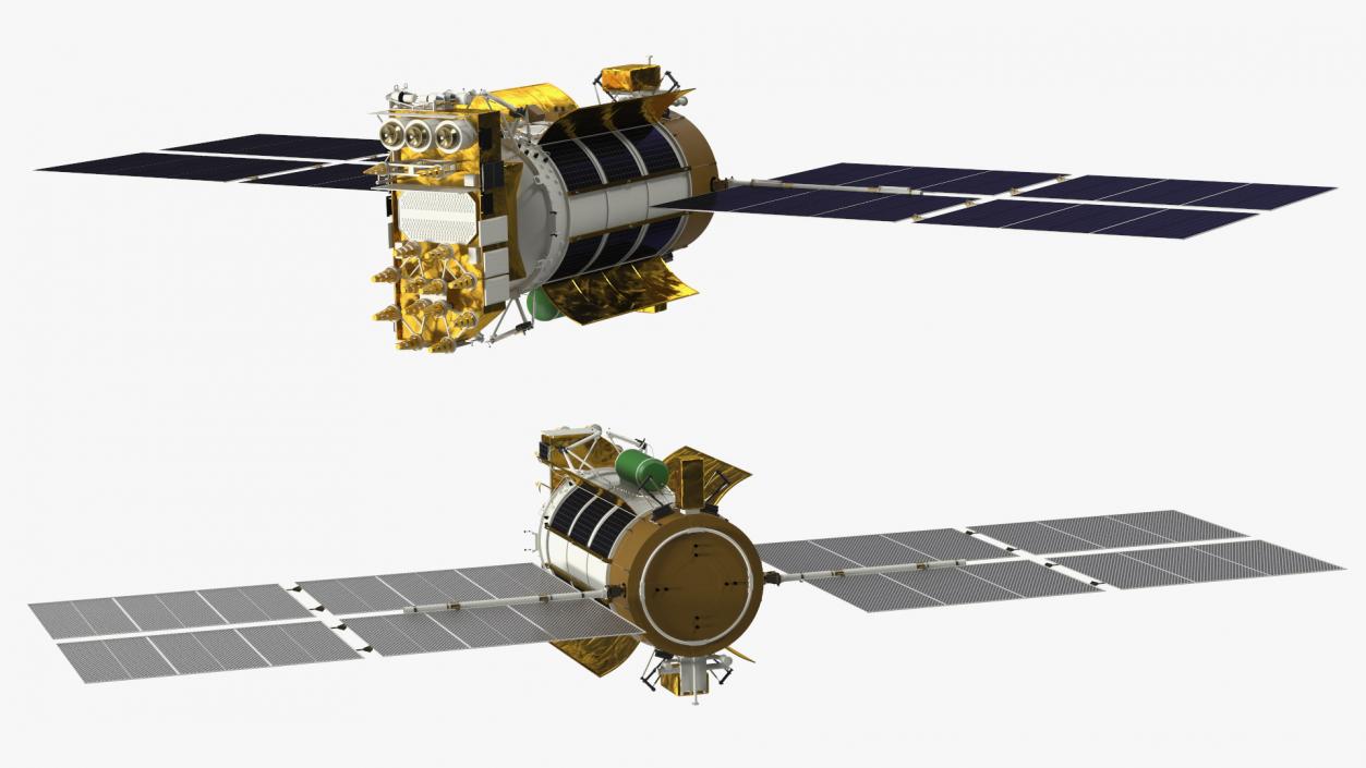 Satellite GLONASS-M 3D model