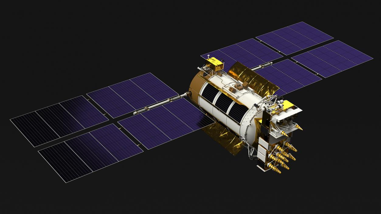 Satellite GLONASS-M 3D model