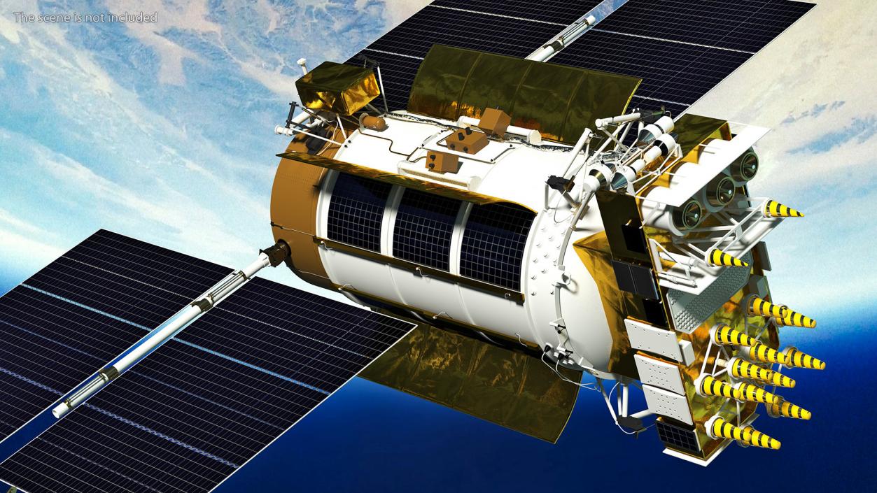 Satellite GLONASS-M 3D model