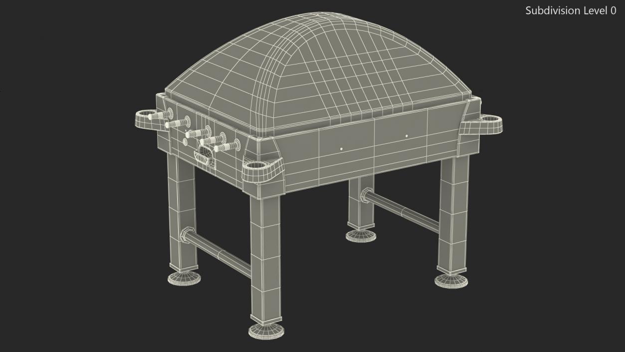 3D Stick Hockey Table model