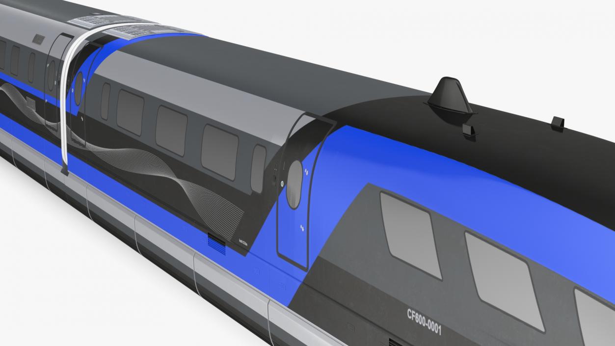 3D China Railway Maglev Train 2 model