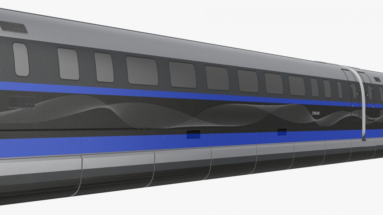 3D China Railway Maglev Train 2 model