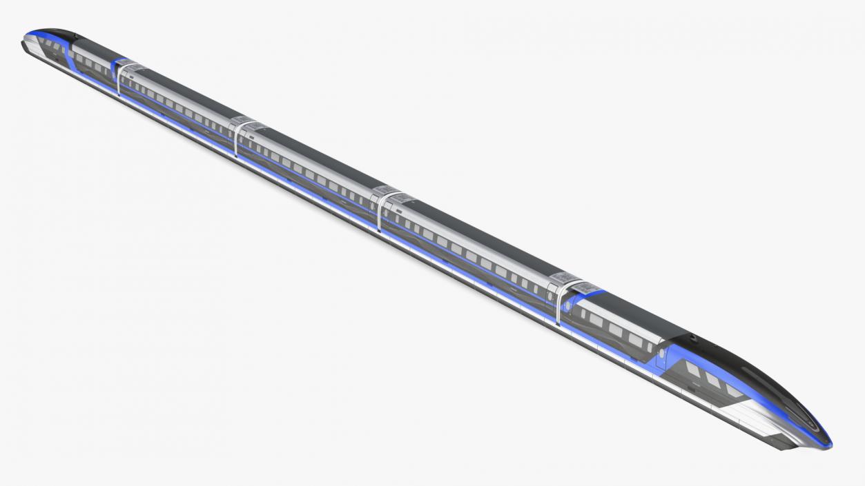 3D China Railway Maglev Train 2 model