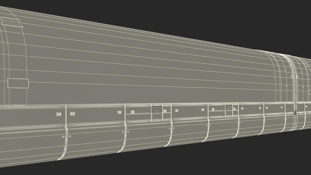 3D China Railway Maglev Train 2 model