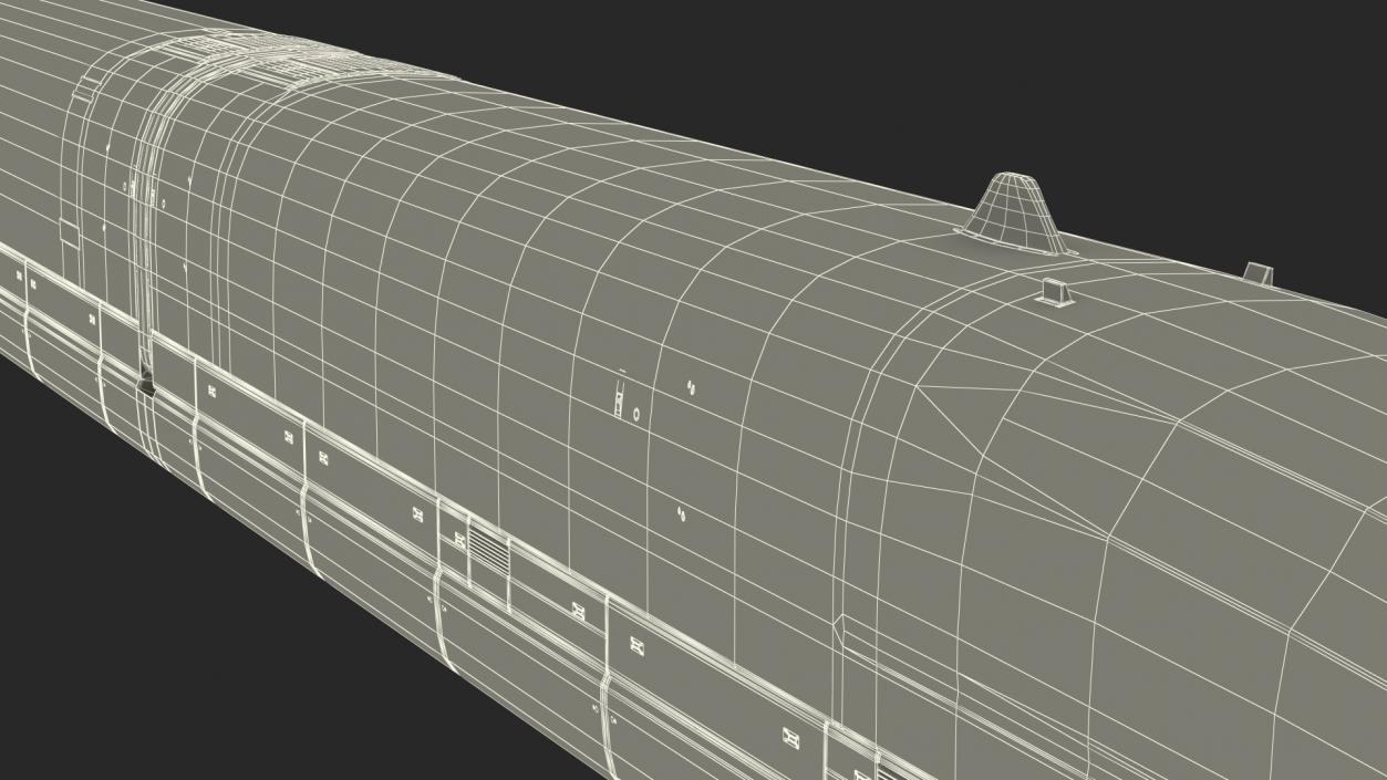 3D China Railway Maglev Train 2 model