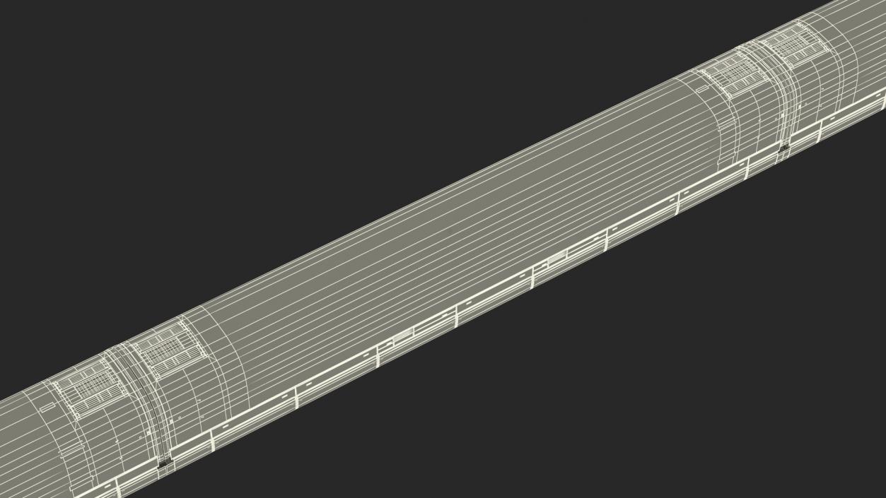 3D China Railway Maglev Train 2 model