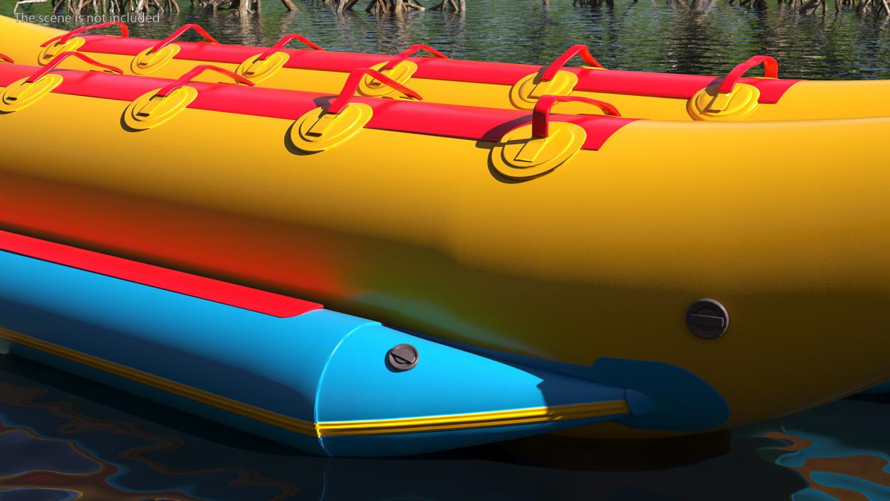 3D Banana Boat Double model