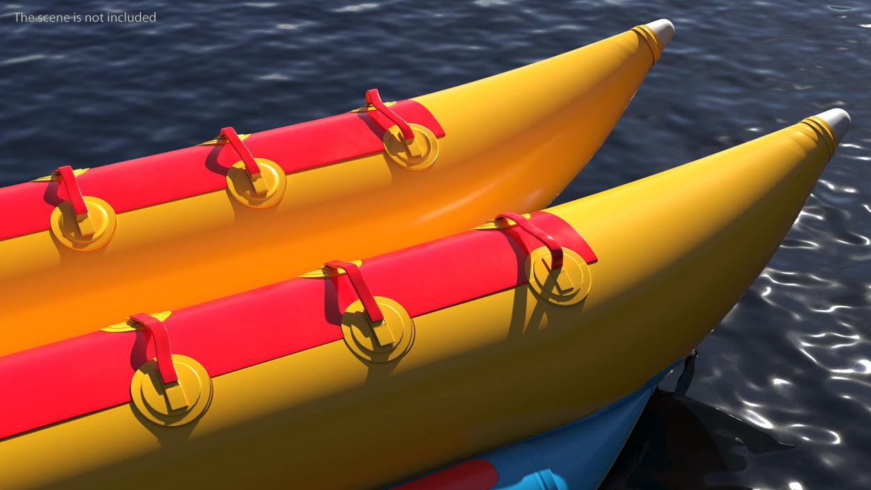 3D Banana Boat Double model