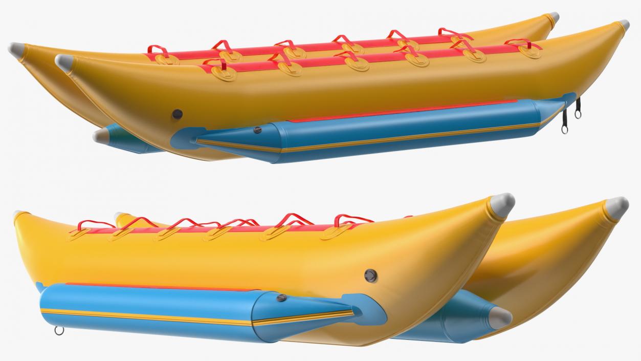 3D Banana Boat Double model