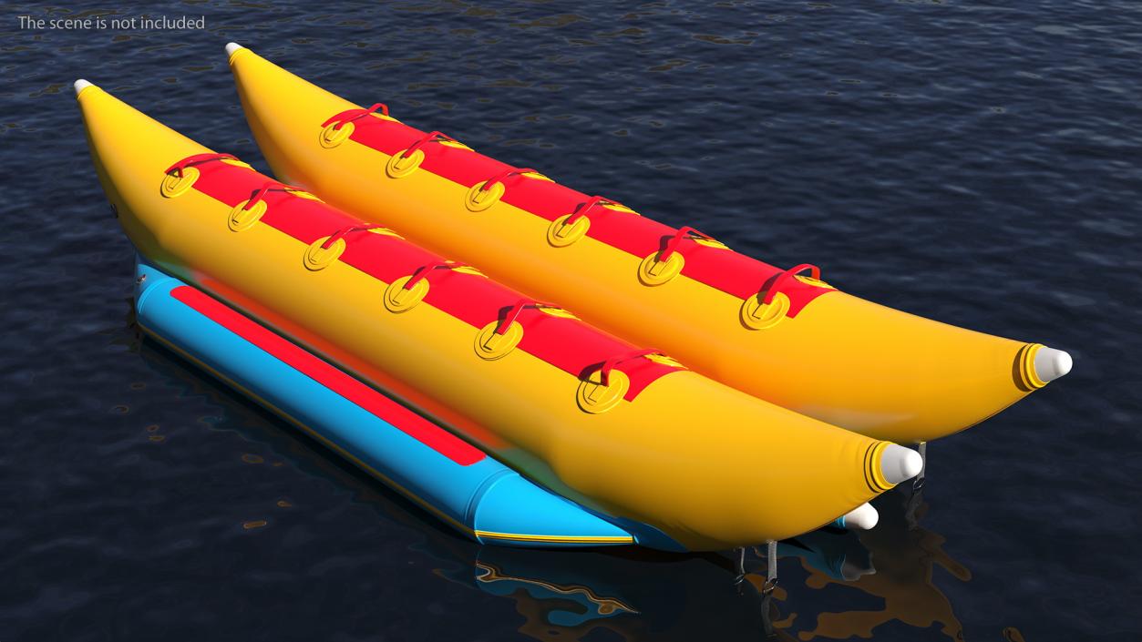 3D Banana Boat Double model