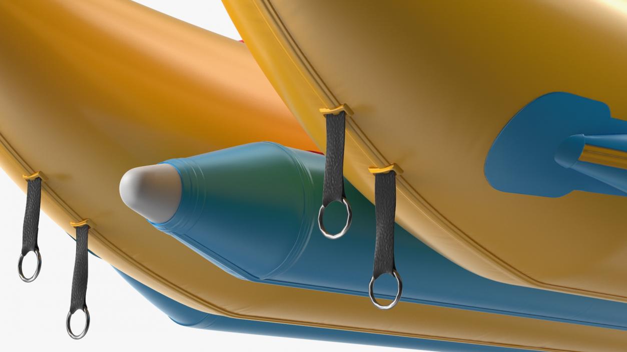 3D Banana Boat Double model