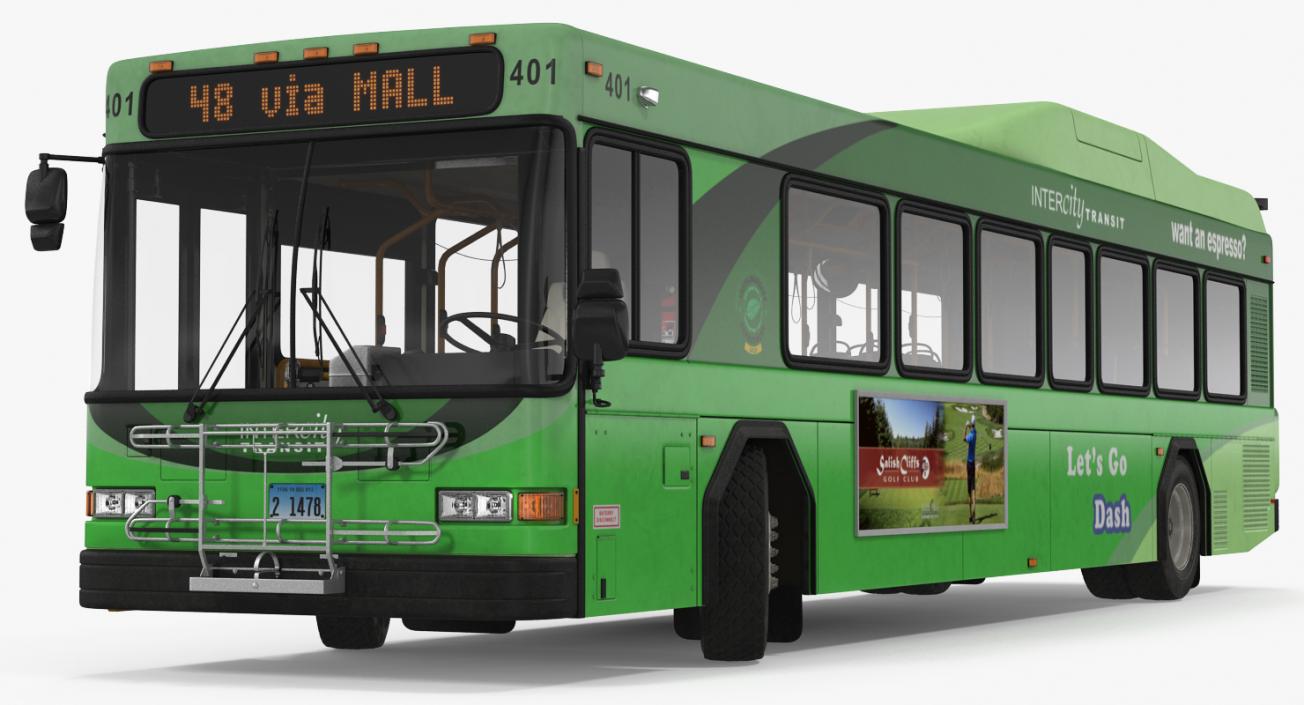 3D Buses Collection 6 model