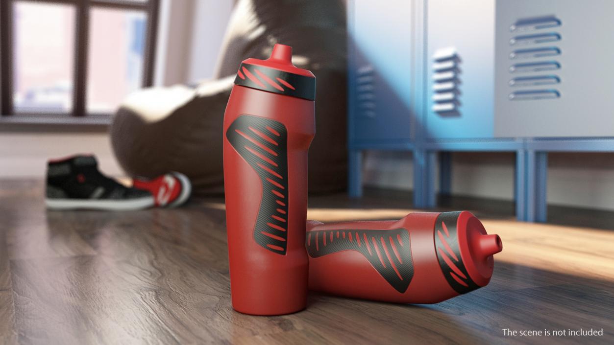 Sport Bottles Collection 3D model