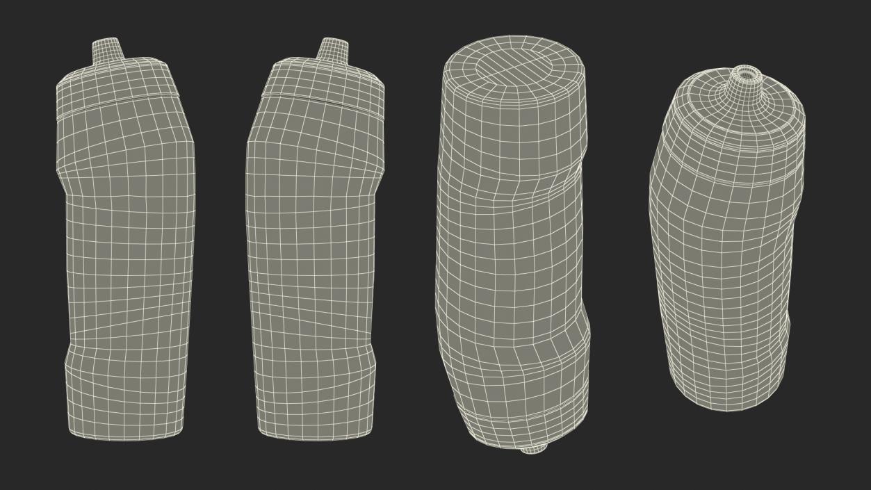 Sport Bottles Collection 3D model