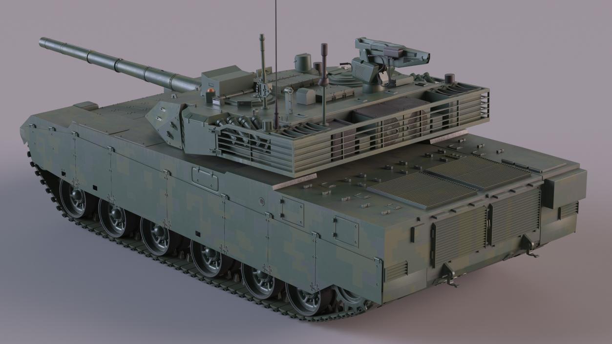 Chinese Tank for Forest Battlefield Rigged 3D