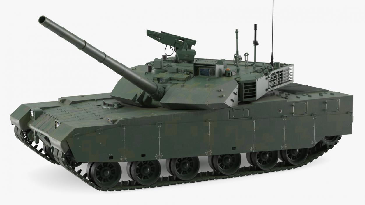 Chinese Tank for Forest Battlefield Rigged 3D