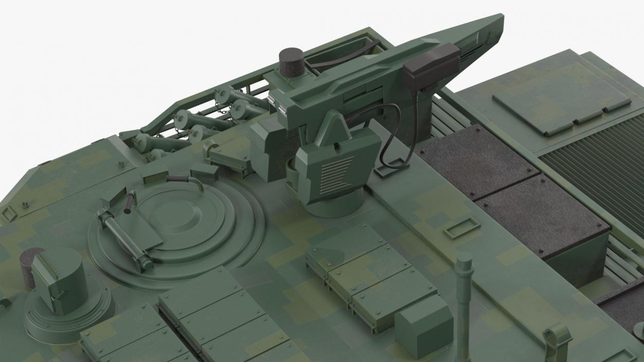 Chinese Tank for Forest Battlefield Rigged 3D