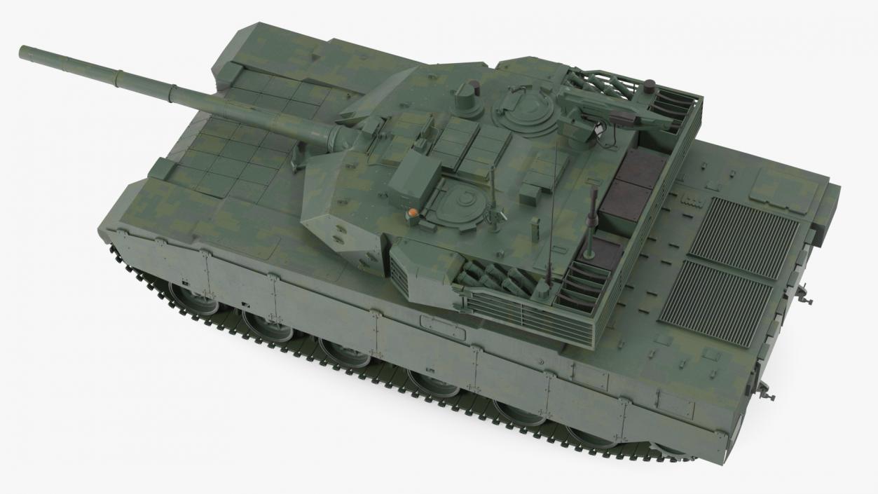 Chinese Tank for Forest Battlefield Rigged 3D