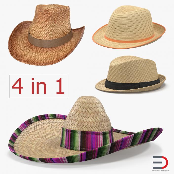 3D Straw Hats Collection