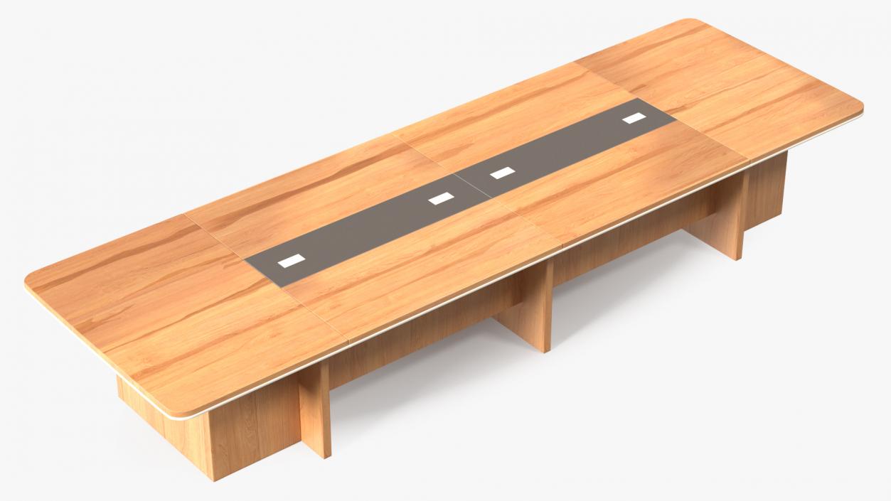 3D Rectangular Conference Table model