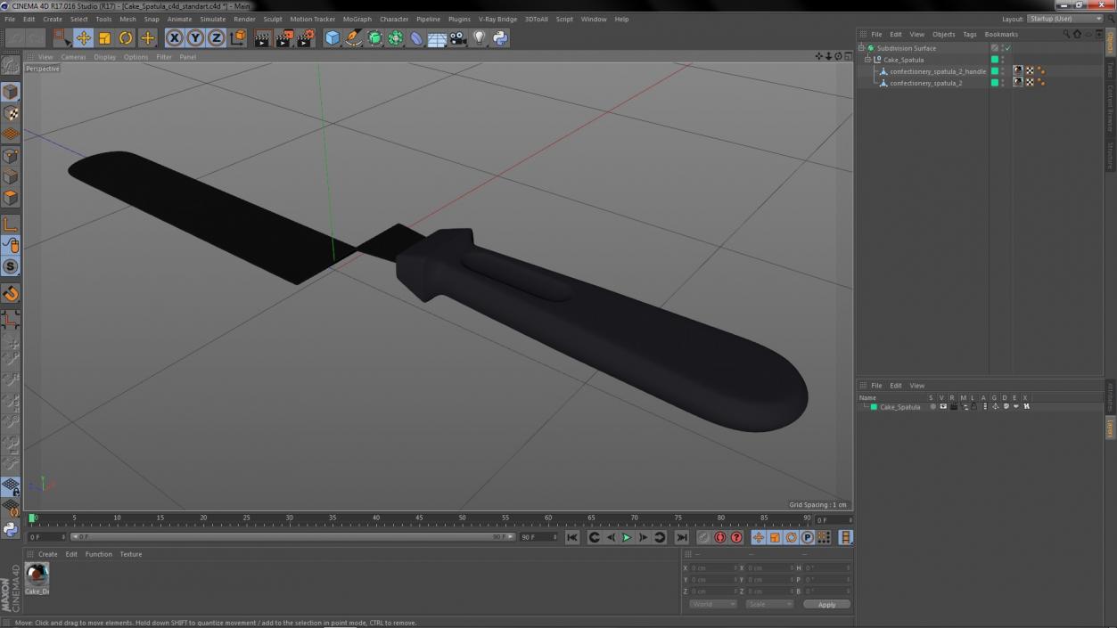 Cake Spatula 3D