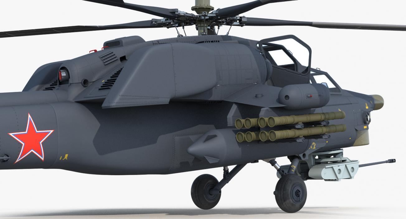 3D model Attack Helicopter MI-28H Havoc