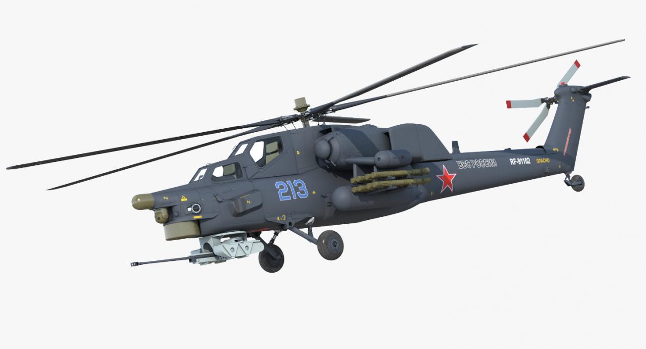 3D model Attack Helicopter MI-28H Havoc