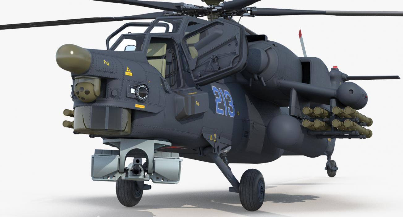 3D model Attack Helicopter MI-28H Havoc