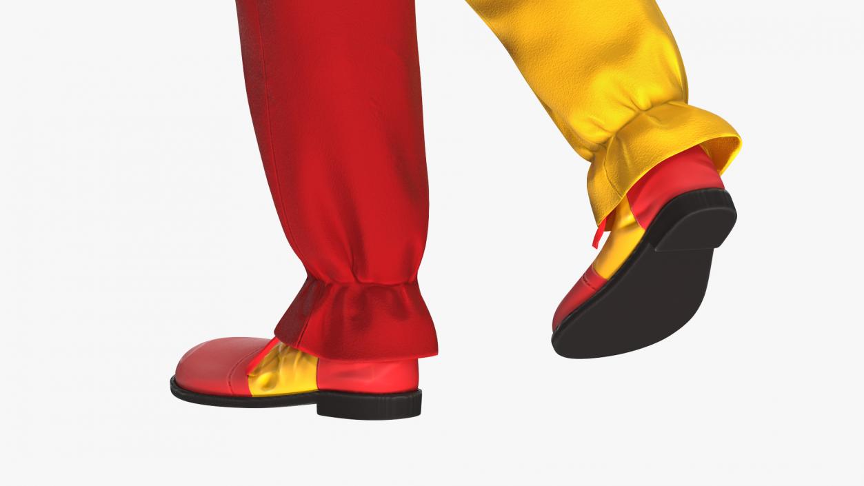 3D Circus Clown Standing Pose