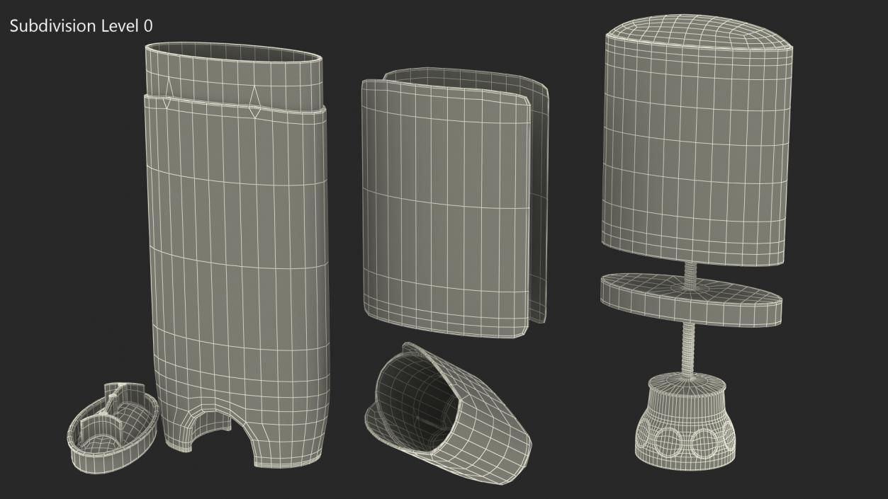 Old Spice Deodorant for Men Fiji Opened 3D model