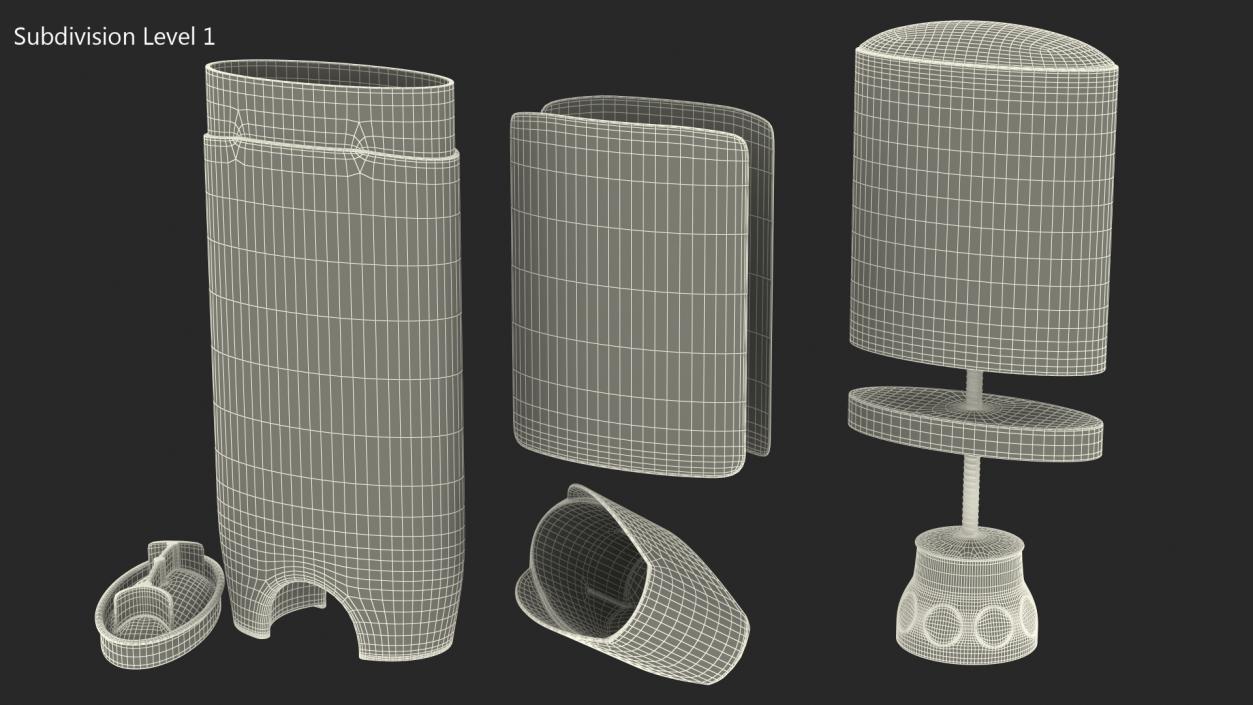 Old Spice Deodorant for Men Fiji Opened 3D model