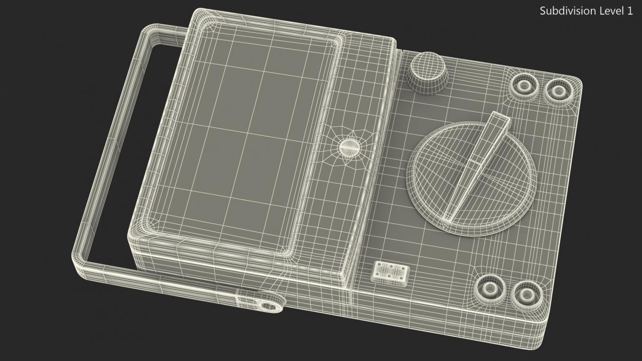 Portable Watt Meter 3D model