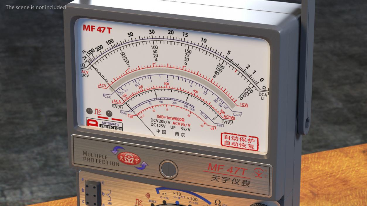 Portable Watt Meter 3D model