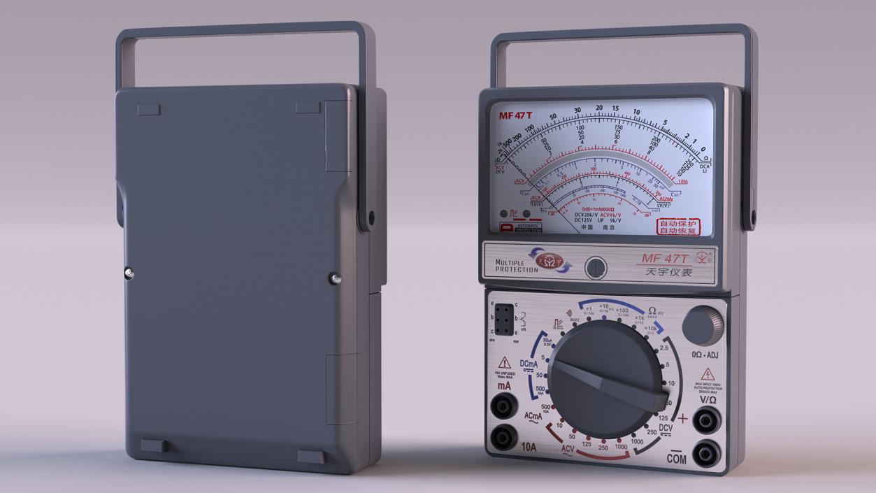 Portable Watt Meter 3D model