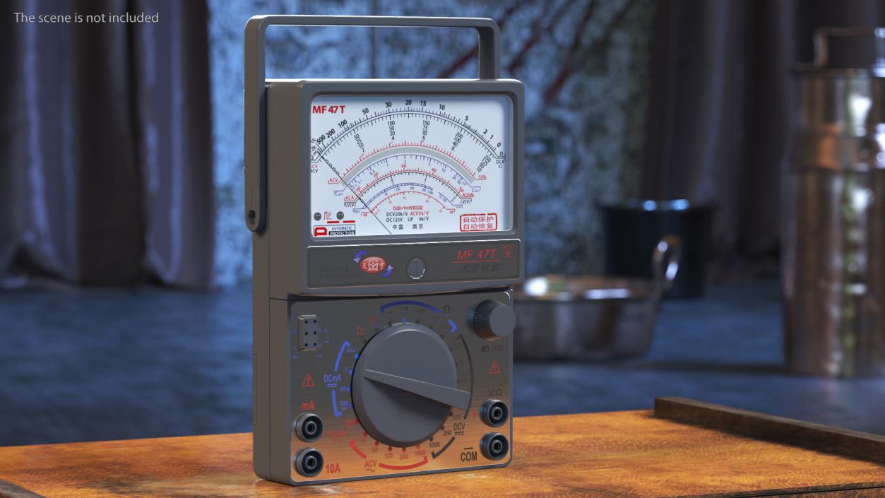 Portable Watt Meter 3D model